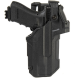 Blackhawk T-Series Level 3 RDS Light Bearing Duty Holster - Glock Pistols + Streamlight TLR1/TLR2 - Black