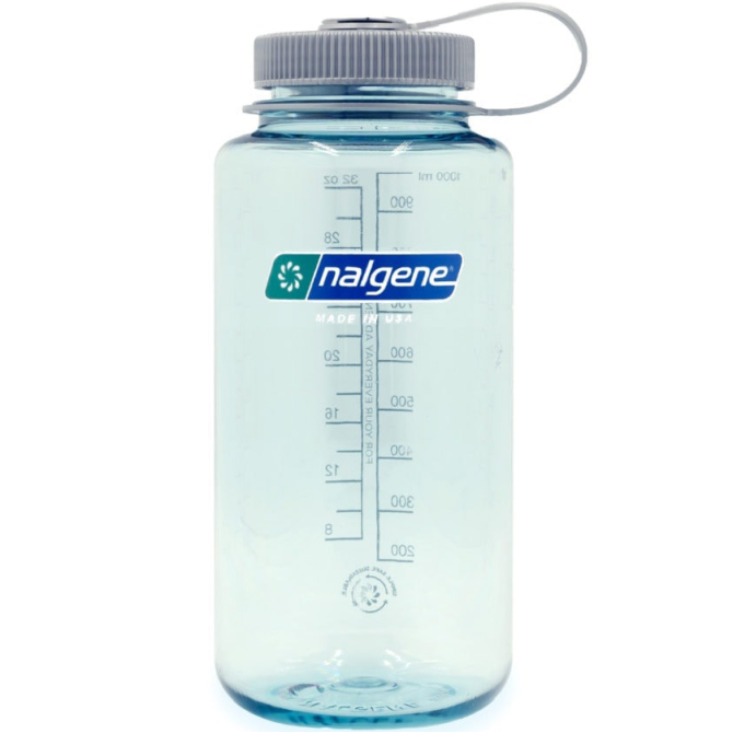 Nalgene Everyday Wide Mouth 1 Liter Bottle - Seafoam Sustain