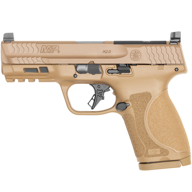 Pistolet Smith & Wesson M&P9 M2.0 Compact 4" OR - 9x19mm - FDE (13572)