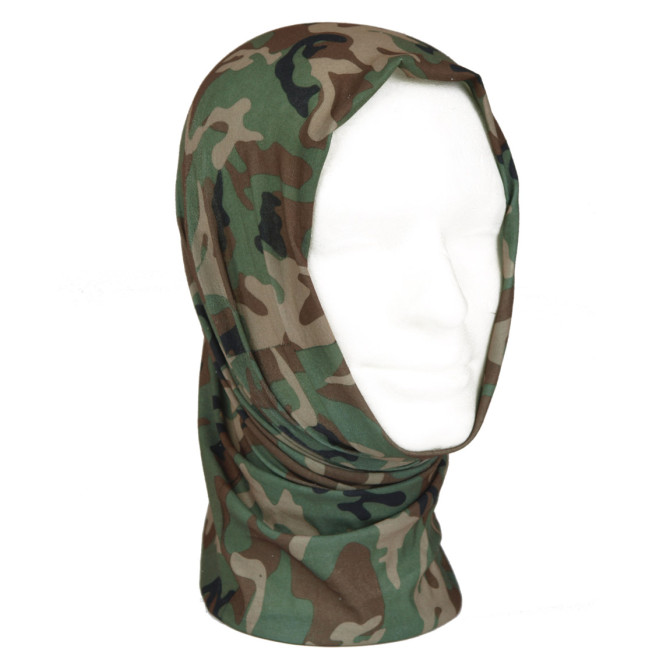 Mil-Tec Multifunction Headgear - Woodland