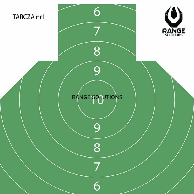 Shooting Shields No. 1 Range Solutions - 50 pcs.