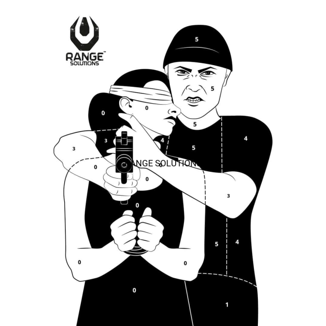 Hostage Shooting Targets - Range Solutions - 50 pcs.