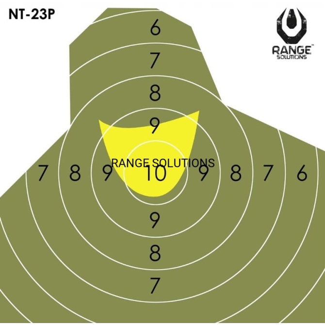 NT-23P Shooting Targets  Range Solutions - 50 pcs.