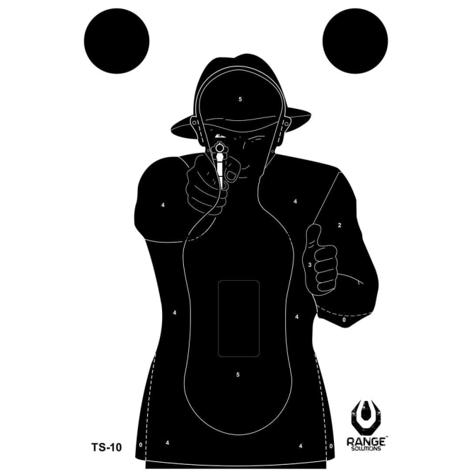 TS-10 figure shooting targets Range Solutions - 50 pcs. pcs.