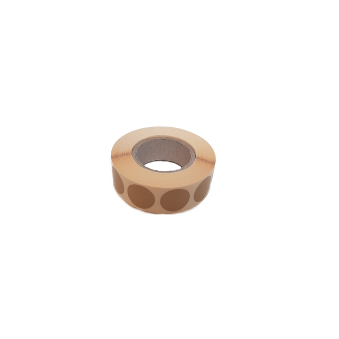 Brown 20mm disc stickers Range Solutions - Brown - 1000 pcs