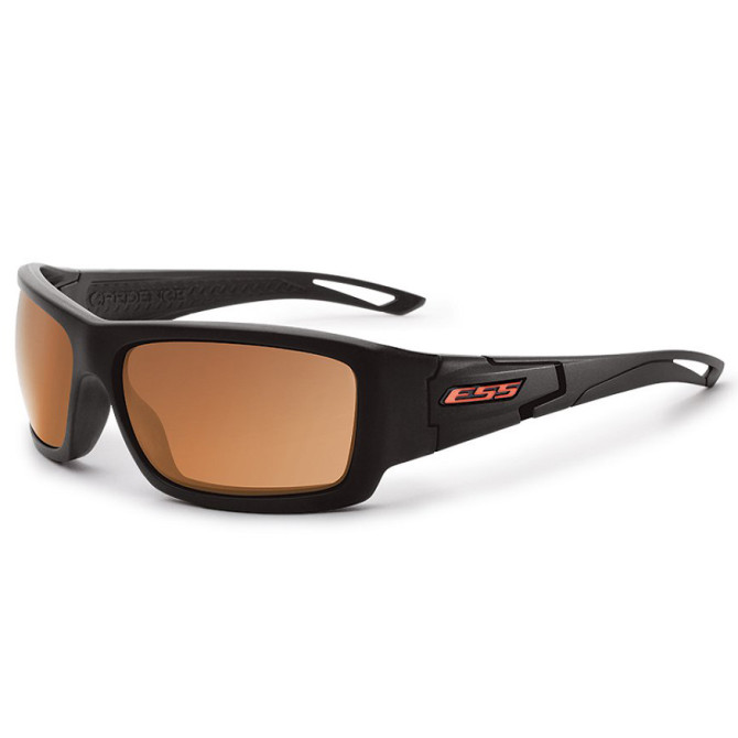 ESS CDI Black Frame Ballistic Sunglasses - Mirrored Copper - EE9015-06