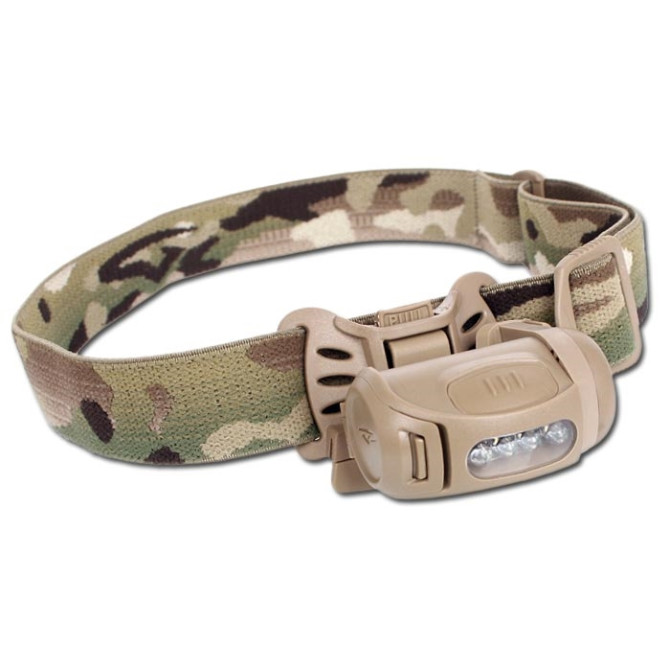 Princeton Tec Headlamp Fred MPLS - Tan / Multicam (FRED-NOD-MC)