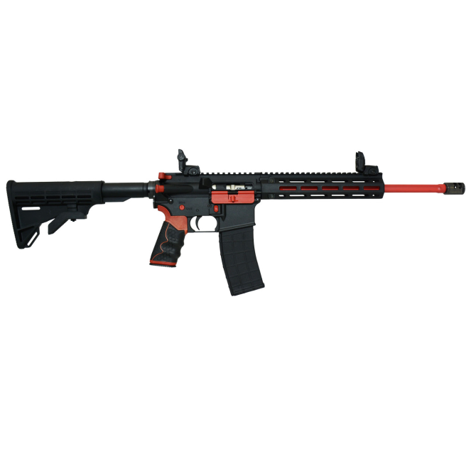 Karabinek Tippmann M4-22 Redline 16" - .22 lr - Czarno Czerwony