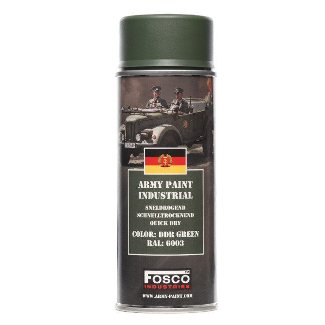 Fosco Spray Army Paint 400 ml - DDR Green (RAL 6003)