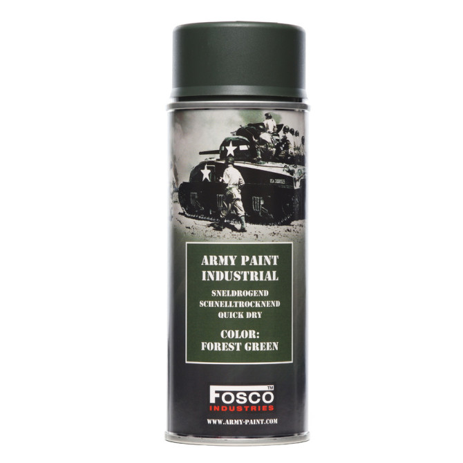 Fosco Spray Army Paint 400 ml - Forest Green