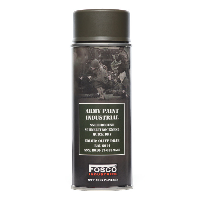 Fosco Spray Army Paint 400 ml - Olive Drab