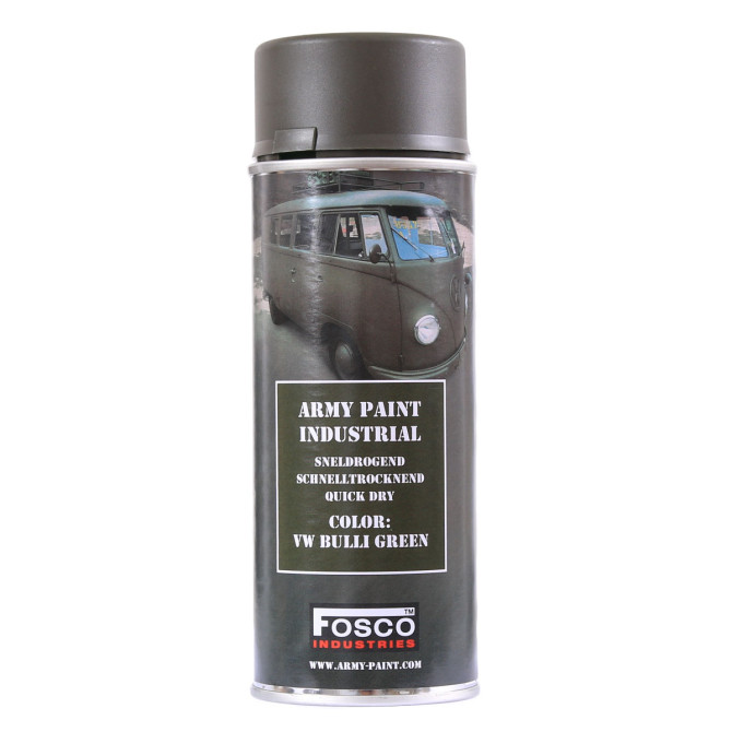 Fosco Spray Army Paint 400 ml - VW Bulli Green