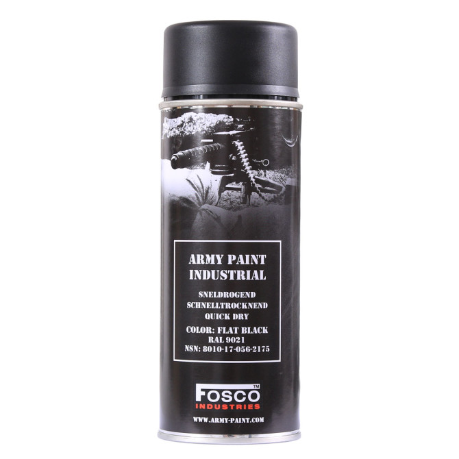 Fosco Spray Army Paint 400 ml - Black