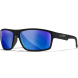 Wiley X Peak Sunglasses - Black Frame - Captivate Polarized Blue Mirror (ACPEA19)