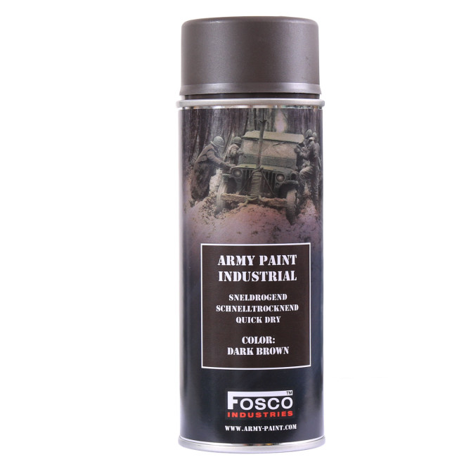 Fosco Spray Army Paint 400 ml - Brown