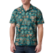 5.11 Adventure Print Short Sleeve Shirt - Deep Sea Neu Vay Camo (71232-1101)