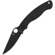 Spyderco Military 2 Black Blade Folding Knife - Black (C36GPBK2)