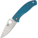 Spyderco Tenacious R.I.L. Blue Titanium Stainless Blade Folding Knife (C122TIBLP)