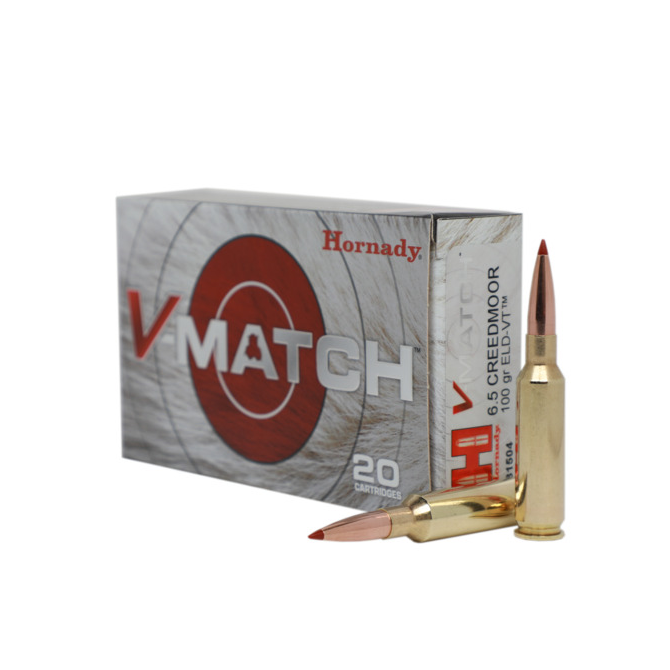 Amunicja Hornady 6,5 Creedmoor 100gr/6,5g ELD-VT®