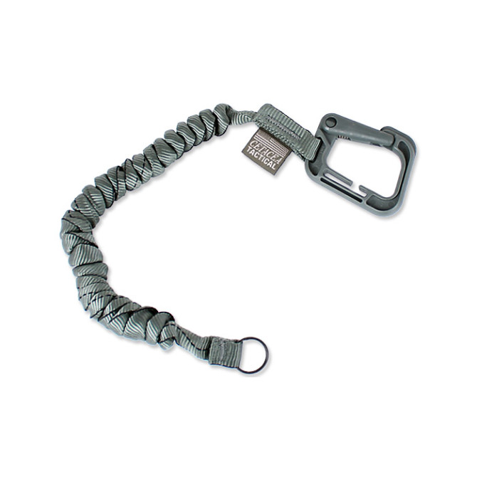 Cetacea Tactical Poly-Bina Covered Mini Coil Tether - Foliage Green