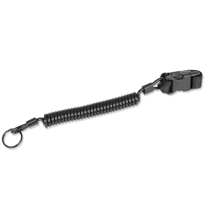 Cetacea Tactical QR-Molle™ Mini Coil Tether - Black