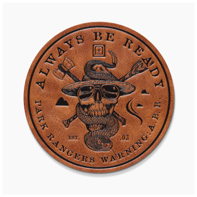 5.11 Park Ranger Leather Morale Patch (92668AGC)