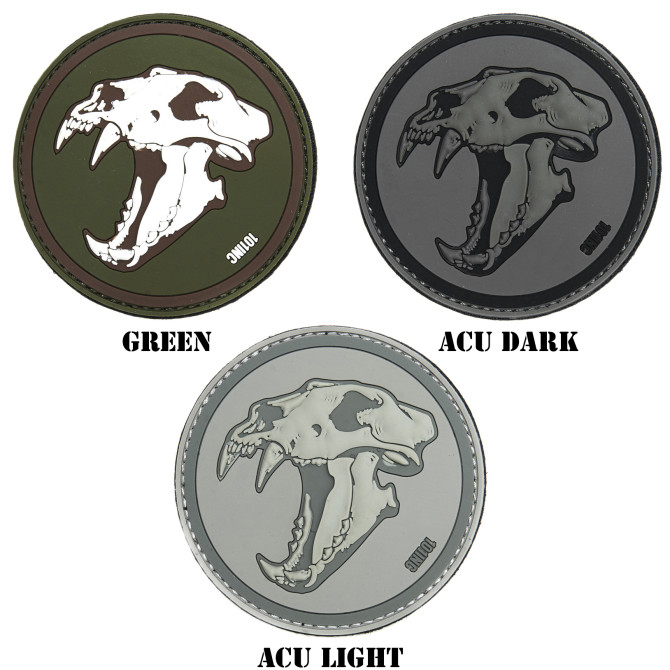 101 Inc. 3D PVC Patch - Sabertooth Tiger