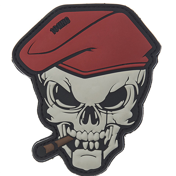 101 Inc. 3D PVC Patch - Skull Sigaar