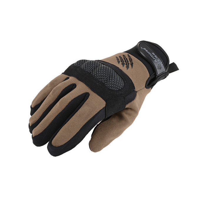 Armored Claw Shield Tactical Gloves - Tan