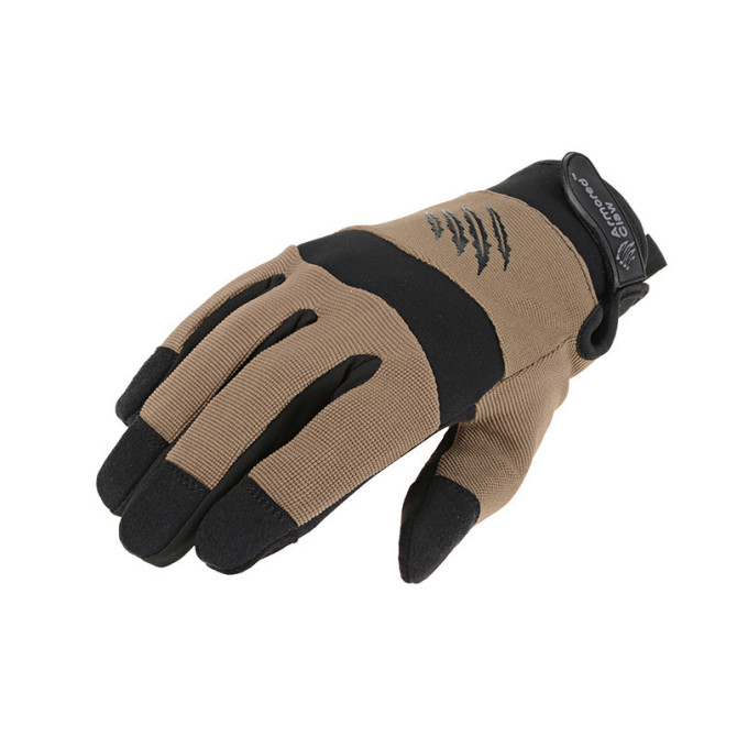 Armored Shooter Cold Weather Tactical Gloves - Tan