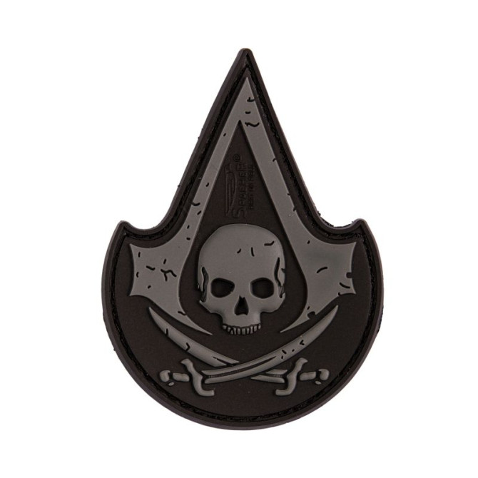 JTG 3D Rubber Patch - Assasin Skull