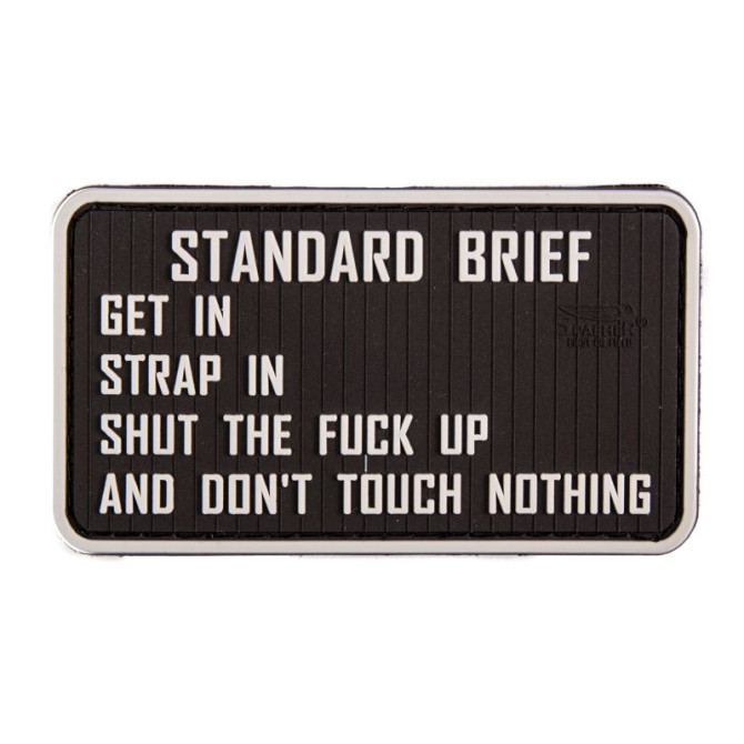 JTG 3D Rubber Patch - Standard Briefing