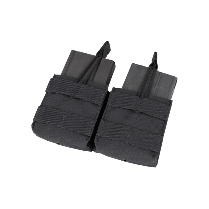 Condor Double Open-Top M14 Mag Pouch - Black (MA24-002)