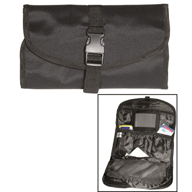 Mil-Tec British Toilet Bag - Black (16004002)