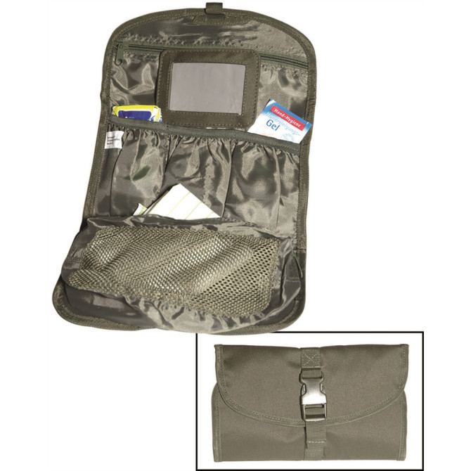 Mil-Tec British Toilet Bag - Olive Green (16004001)