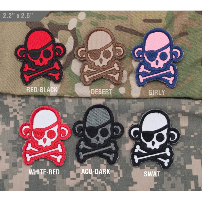 Mil-Spec Monkey Morale Patch - Monkey Pirate Skull