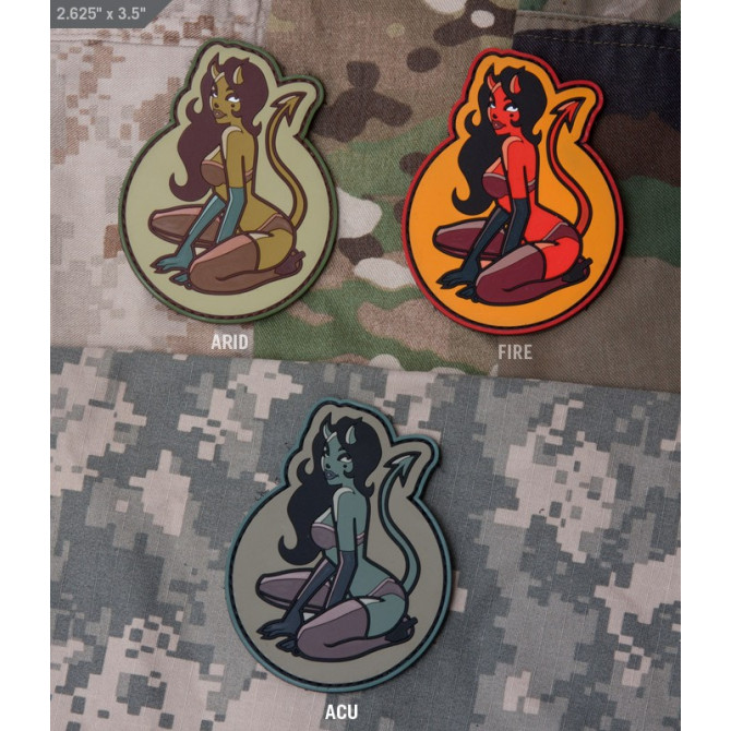 Mil-Spec Monkey Morale Patch - Devil Girl PVC