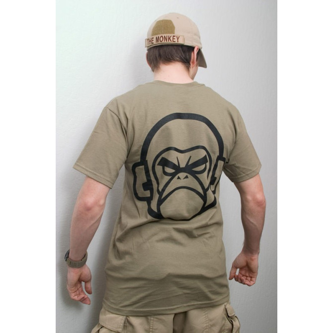 Mil-Spec Monkey T-shirt MSM Logo Light Tan