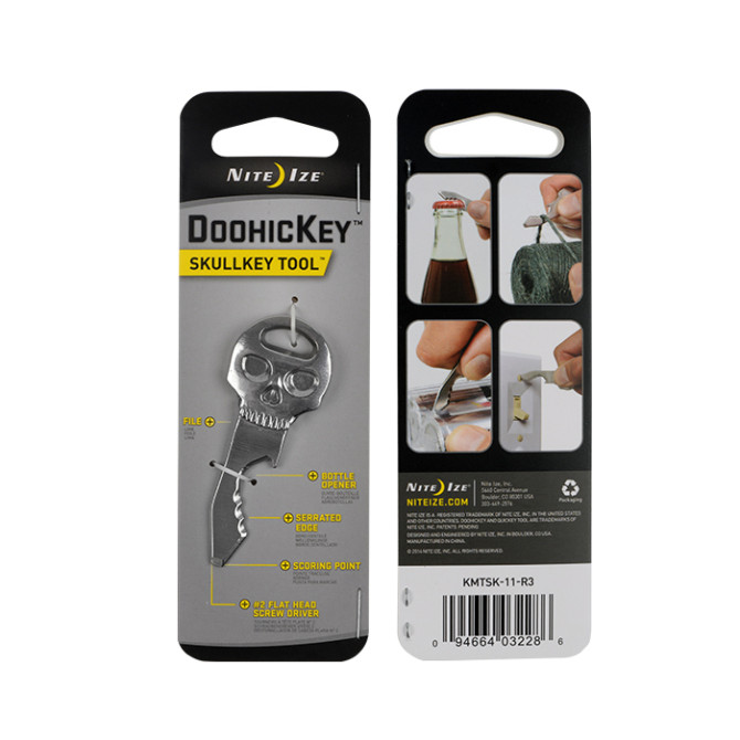 Nite Ize DoohicKey SkullKey Tool - Steel - KMTSK-11-R3