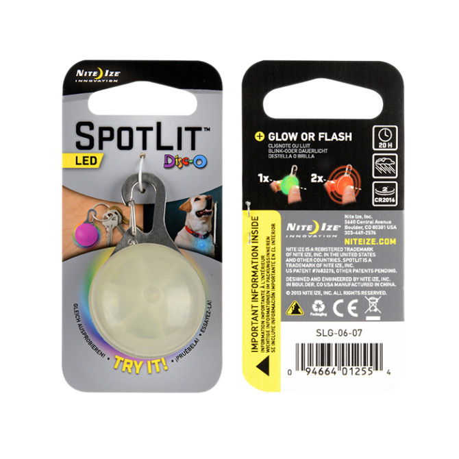 Nite Ize SpotLit LED Carabiner Light - Disc-O - SLG-06-07