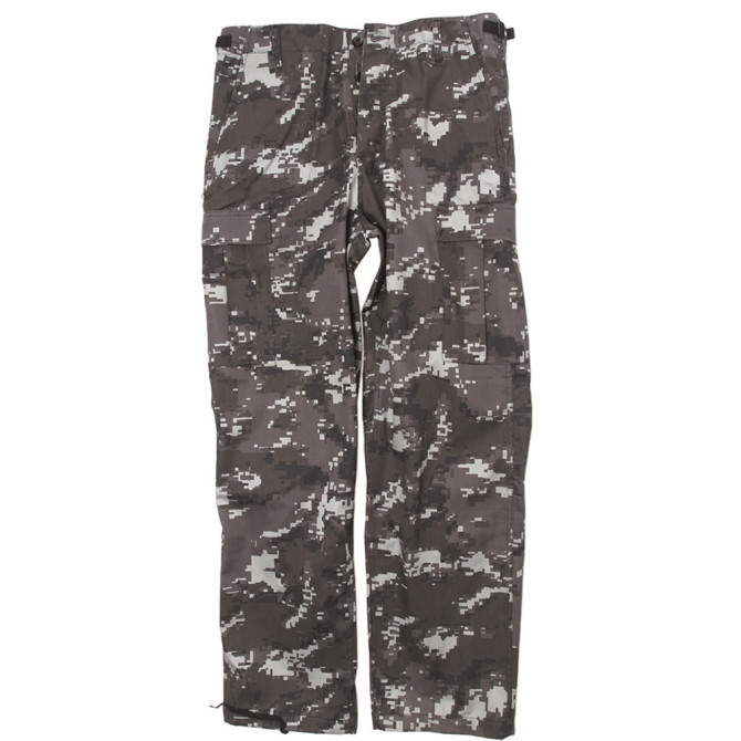 Mil-Tec US Ranger BDU Pants - Black Digital