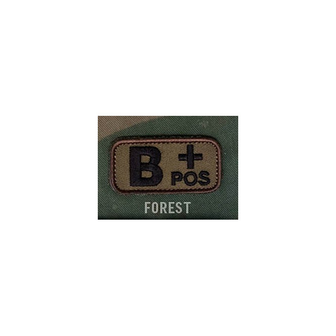 Mil-Spec Monkey Morale Patch - Blood Type - Forest