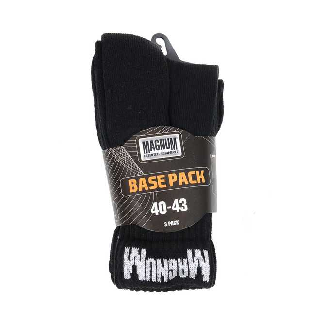 Magnum Base Pack Socks (3 pck) - Black