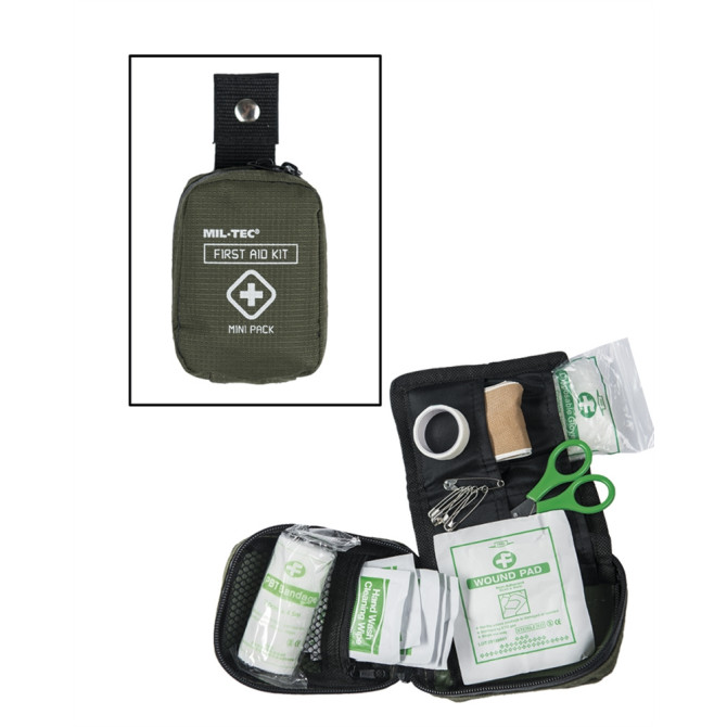 Mil-Tec First Aid Mini Pack - Olive