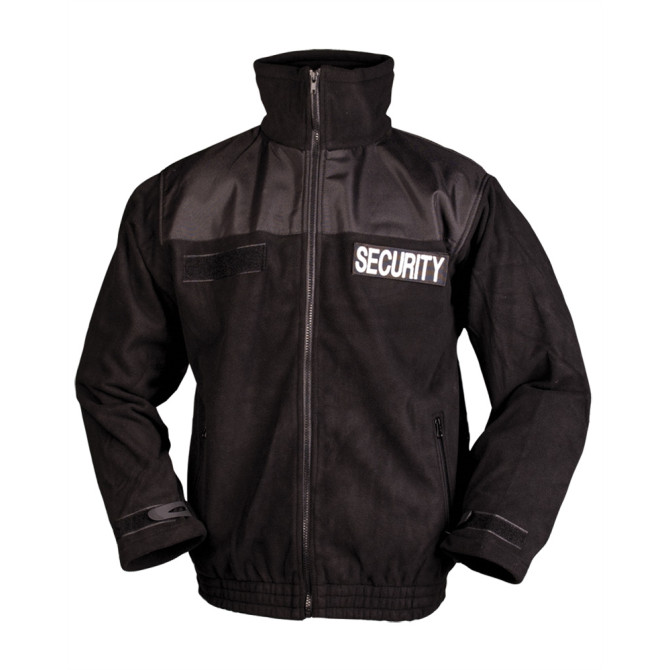 Mil-Tec Security Fleece Jacket - Black