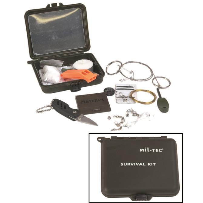 Mil-Tec Survival Kit Box (16027200)