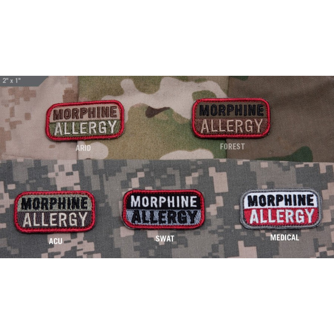 Mil-Spec Monkey Morale Patch - Morphine Allergy