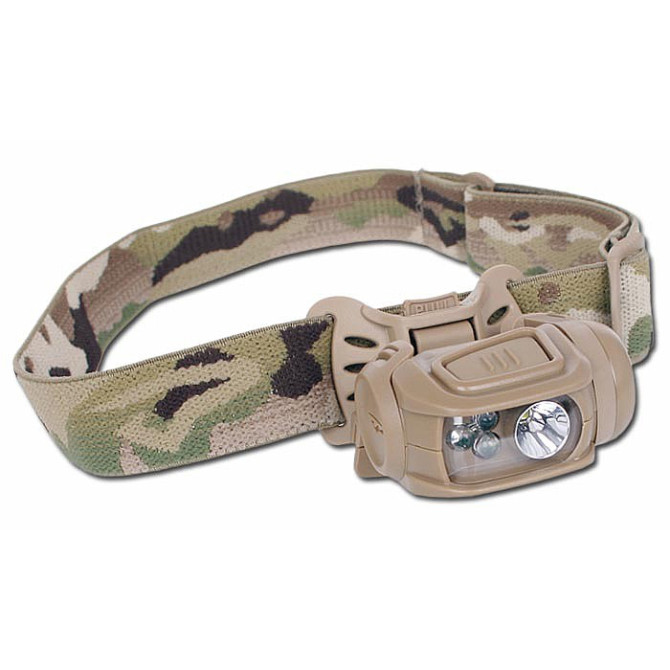 Princeton Tec Headlamp Remix Pro MPLS - Tan / Multicam (HYB123-RGI-NOD-MC)