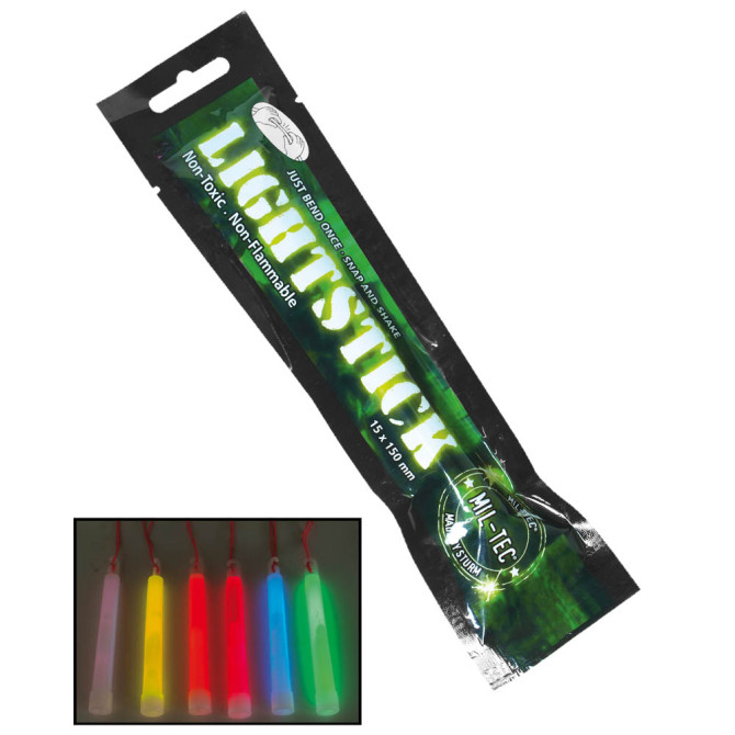 Mil-Tec Lightstick 1,5 x 15 cm - Green