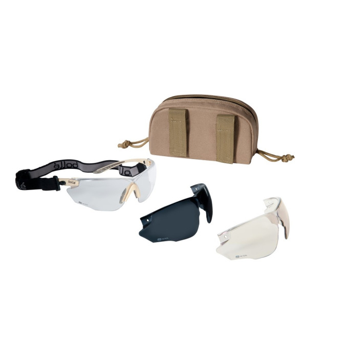 Bolle Combat Tactical Spectacles - Sand (COMBKITS)